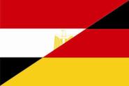 Flagge Ägypten - Deutschland 