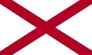 Fahne Alabama 30 x 45 cm 