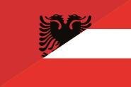 Flagge Albanien-Österreich 