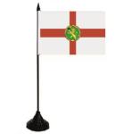 Tischflagge Alderney 10 x 15 cm 