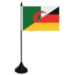 Tischflagge Algerien - Deutschland 10 x 15 cm 