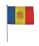 Stockflagge Andorra 30 x 45 cm 