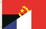 Fahne Angola-Frankreich 90 x 150 cm 