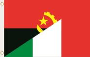 Fahne Angola-Italien 90 x 150 cm 