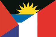 Flagge Antigua - Frankreich 