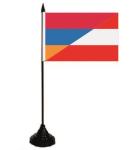 Tischflagge  Armenien-Österreich 10 x 15 cm 