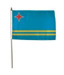 Stockflagge Aruba 30 x 45 cm 