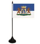 Tischflagge  Assen Niederlande 10x15 cm 