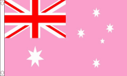 Fahne Australien Pink 90 x 150 cm 
