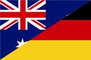Aufkleber Australien - Deutschland 