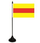 Tischflagge Baden ohne Wappen 10 x 15 cm 