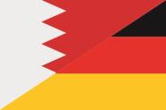 Flagge Bahrain - Deutschland 