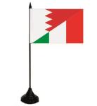 Tischflagge Bahrain-Italien 10 x 15 cm 