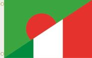 Fahne Bangladesh-Italien 90 x 150 cm 