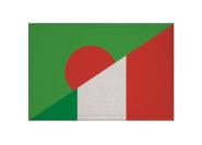 Aufnäher Bangladesch-Italien Patch 9 x 6 cm 