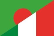 Aufkleber Bangladesh-Italien 