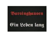 Aufnäher Barsinghausen Ein Leben lang Patch 9x 6   cm 