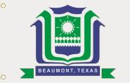 Fahne Beaumont City Texas 90 x 150 cm 