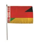 Stockflagge Belarus-Deutschland 30 x 45 cm 