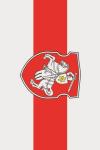 Flagge Belarus alt mit Wappen 