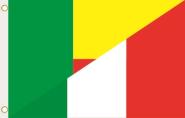 Fahne Benin-Italien 90 x 150 cm 