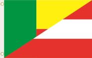Fahne Benin-Österreich 90 x 150 cm 