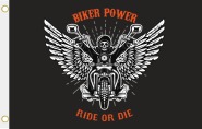 Fahne Biker Power Angel 90 x 150 cm 