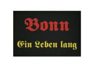 Aufnäher Bonn Ein Leben lang Patch  9x 6   cm 