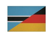 Aufnäher Botswana-Deutschland Patch 9 x 6 cm 