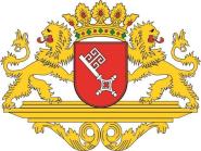 Aufkleber Bremen mittleres Wappen 