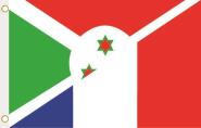 Fahne Burundi-Frankreich 90 x 150 cm 