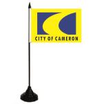 Tischflagge Cameron City (Missouri)  10x15 cm 