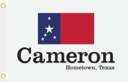 Fahne Cameron (Texas) 90 x 150 cm 