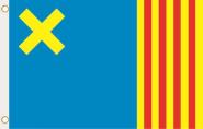 Fahne Camos Stadt Spanien 90 x 150 cm 