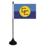 Tischflagge Caricom 10 x 15 cm 