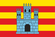 Flagge Castellón de Ampurias 