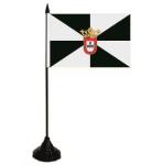 Tischflagge Ceuta 10 x 15 cm 