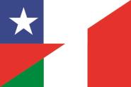 Flagge Chile - Italien 