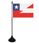 Tischflagge Chile-Österreich 10 x 15 cm 