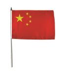 Stockflagge China 30 x 45 cm 