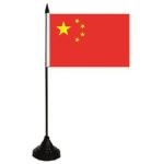 Tischflagge China 10 x 15 cm 