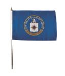 Stockflagge CIA 30 x 45 cm 