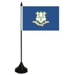 Tischflagge Connecticut 10 x 15 cm 