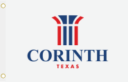 Fahne Corinth City (Texas) 90 x 150 cm 