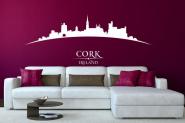 Wandtattoo Cork Skyline gebogen 