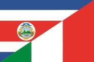 Flagge Costa Rica - Italien 