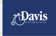 Fahne Davis City (Kalifornien) 90 x 150 cm 