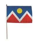Stockflagge Denver 30 x 45 cm 