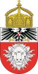 Aufkleber Deutsch Ostafrika mit Krone Wappen 