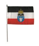 Stockflagge Deutsch Südwestafrika mit Krone  30 x 45 cm 